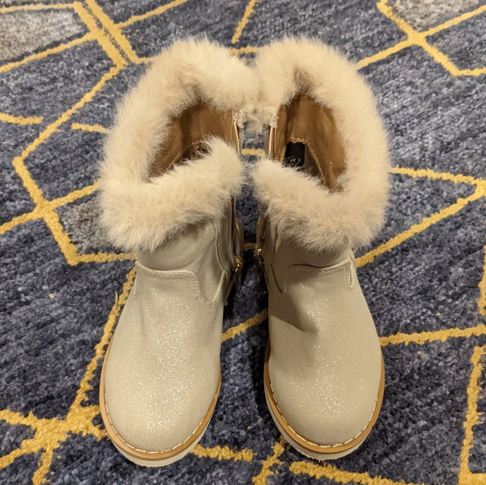 Toddler Tahari Fur Trimmed Winter Boots